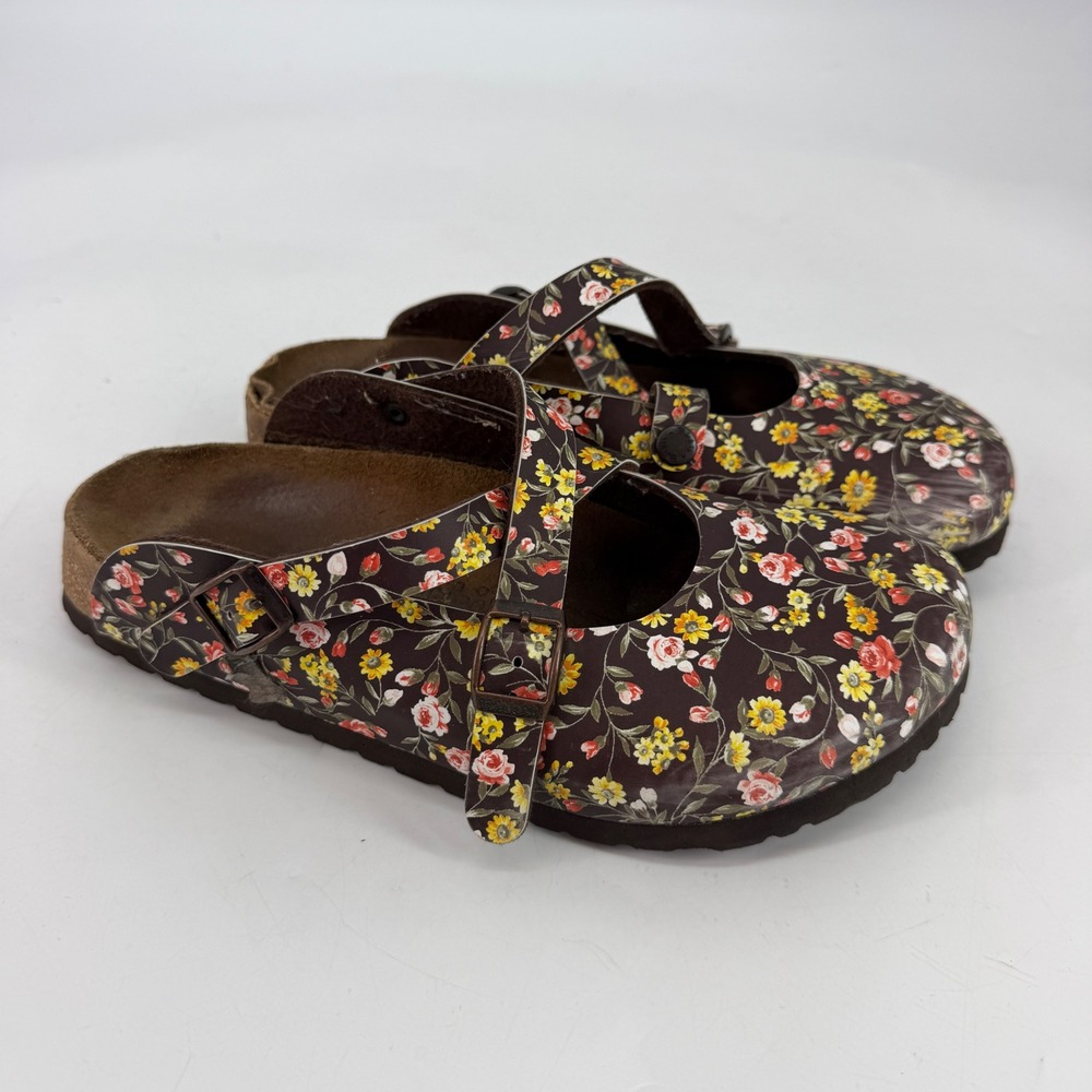 Birki's by Birkenstock Dorian Floral Mary Jane Clogs EU 39 US 8–8.5 Cottagecore